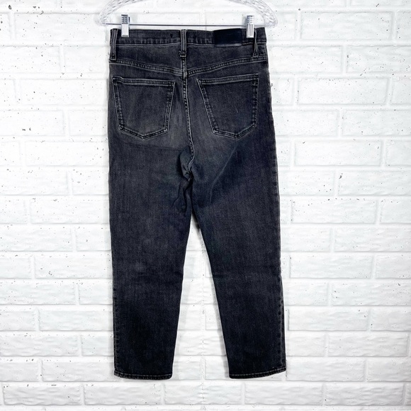 MADEWELL Black Washed Classic Straight Ankle Jeans | Size 27 - Picture 1 of 7
